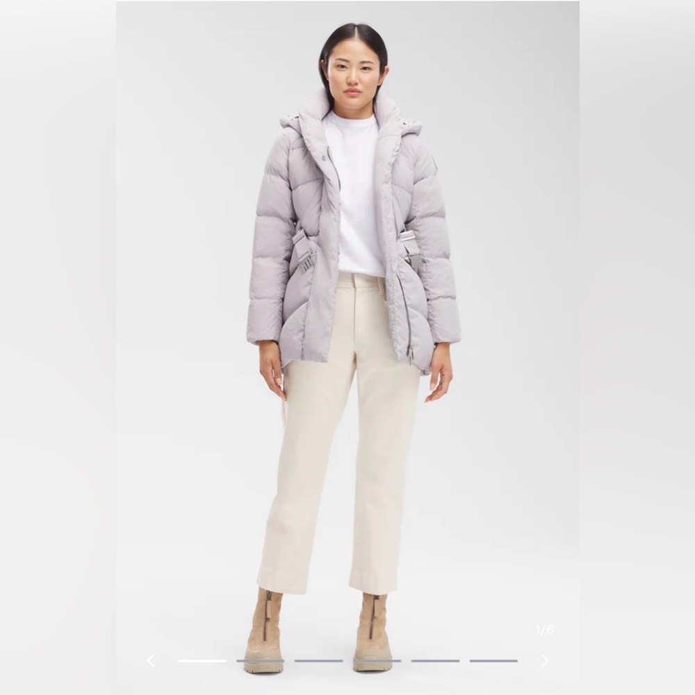 Canada Goose Marlow Coat Moonstone Grey Size M NWT